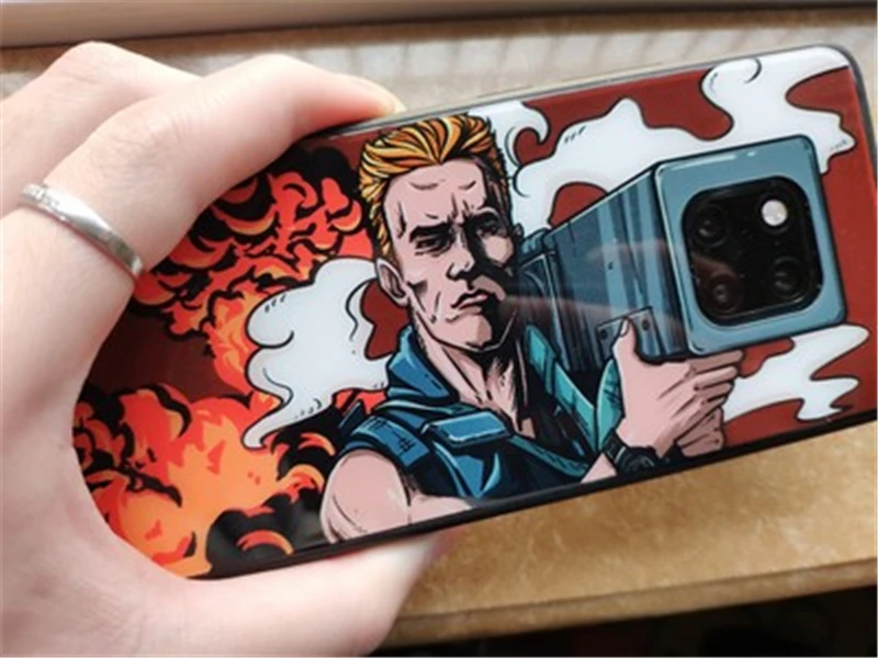 Для huawei mate 20 Pro Чехол HD окрашенный чехол для huawei mate 20 Schwarzenegger Artillery glass Cover mate 20 pro Чехол