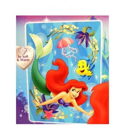 as showed Плюшевое одеяло Little Mermaid Twin size - Цвет: as showed