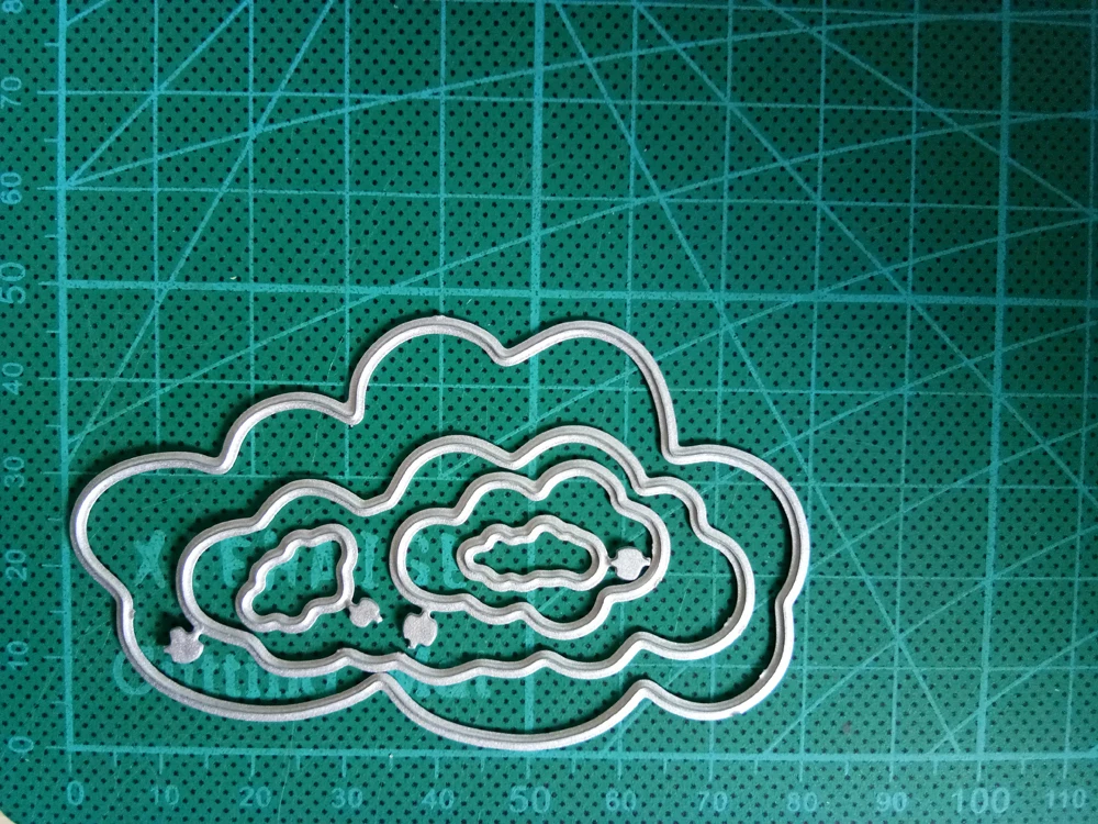Estel Cloud Frame Прошитые металлические режущие штампы трафареты для DIY скрапбукинга