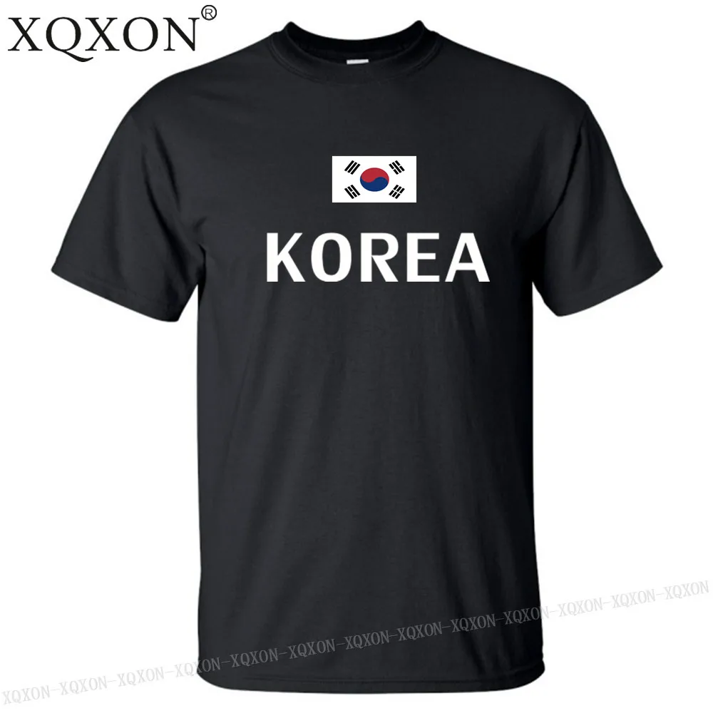 

New-2022 Summer new Korea flag design men t shirt tops tee K146