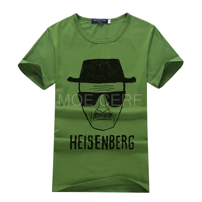 Модный чехол с принтом во все тяжкие футболки для мужчин Гейзенберг Camisetas Hombre
