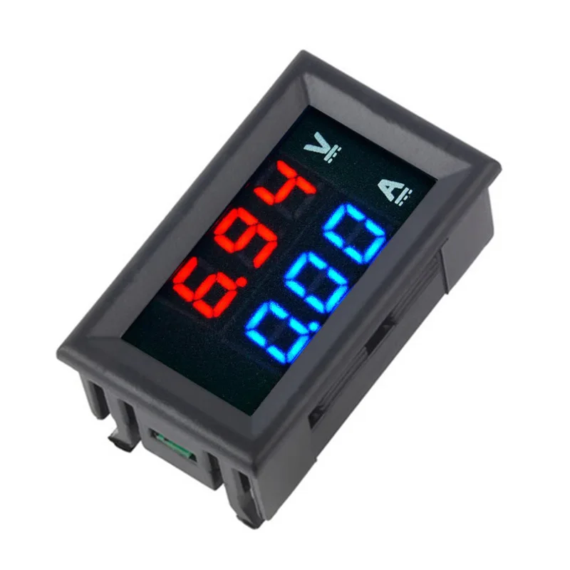 Светодиодный вольтметр постоянного тока с двойным дисплеем цифровой измеритель
