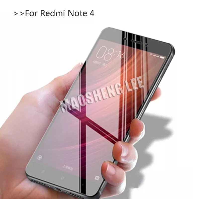 2 шт закаленное стекло для Xiaomi Redmi Note 4 защита экрана 9H 2.5D анти-Blu-Ray стекло для Xiaomi Redmi Note 4