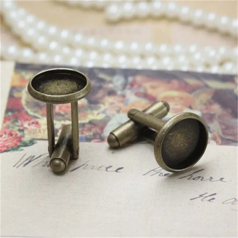1 шт. запонки для запонок 18 мм 8 цветов|cufflink blanks settings|cufflink blankscufflink backs |