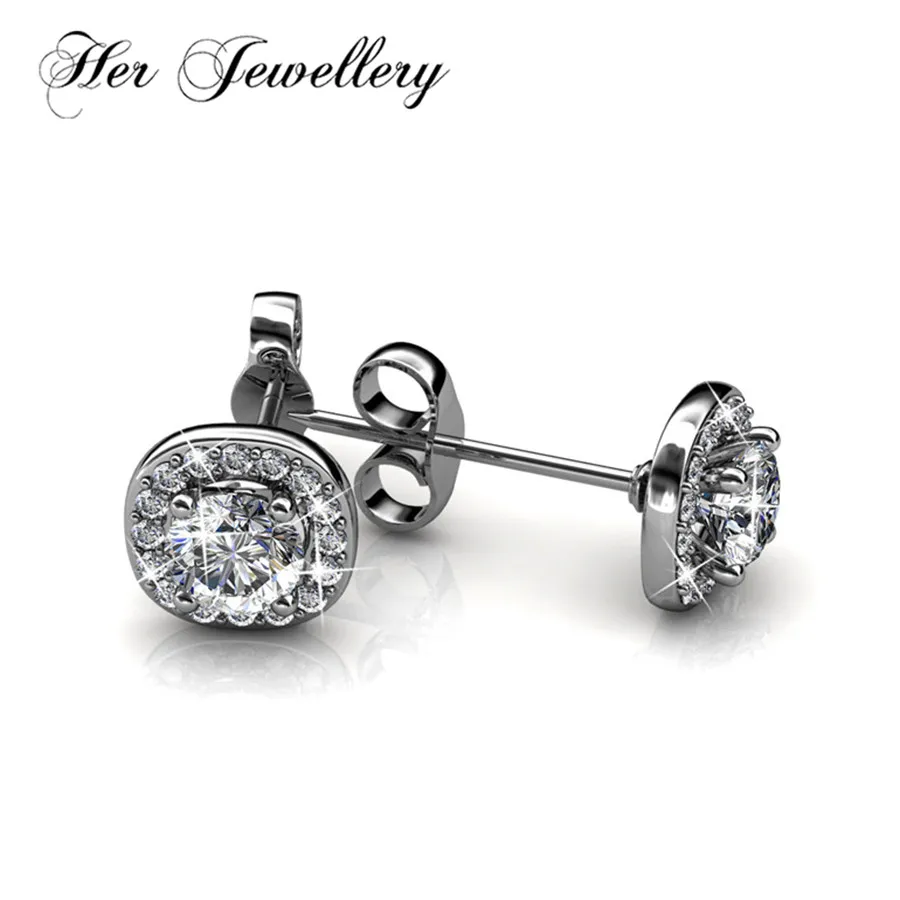 Ее ювелирные изделия 2 шт серьги/ожерелье набор влюбленных носить Сделано с