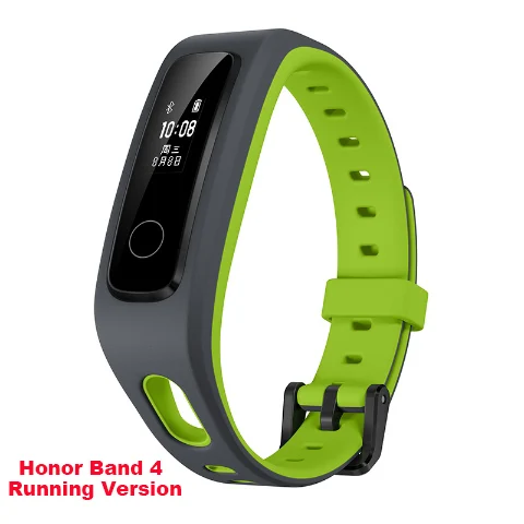Running Color 2 Смарт-браслет huawei Honor Band 4, цветной фитнес-браслет Amoled, Смарт-часы, браслет с сенсорной панелью, пульсометр, Кнопка сна - Цвет: Running Color 2