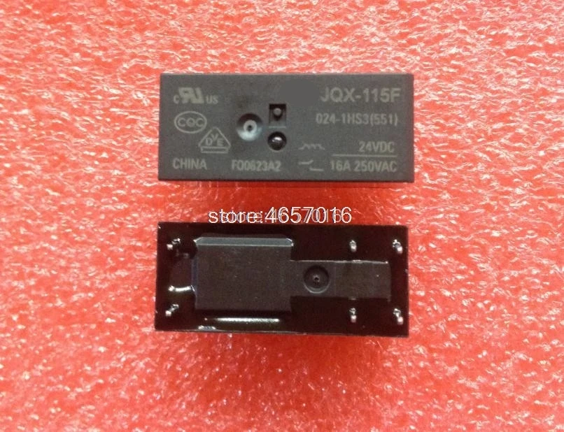 

5pcs/lot Original Relays JQX-115F-024-1HS3 (551) 6PIN 16A250VAC