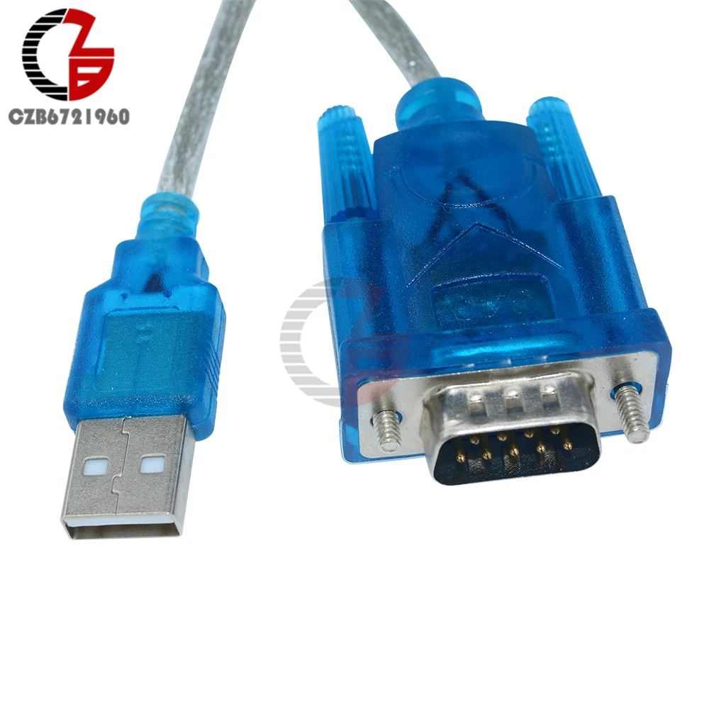 USB к RS232 COM порт Последовательный 9 Pin DB9 Кабель конвертер кабель адаптер Поддержка