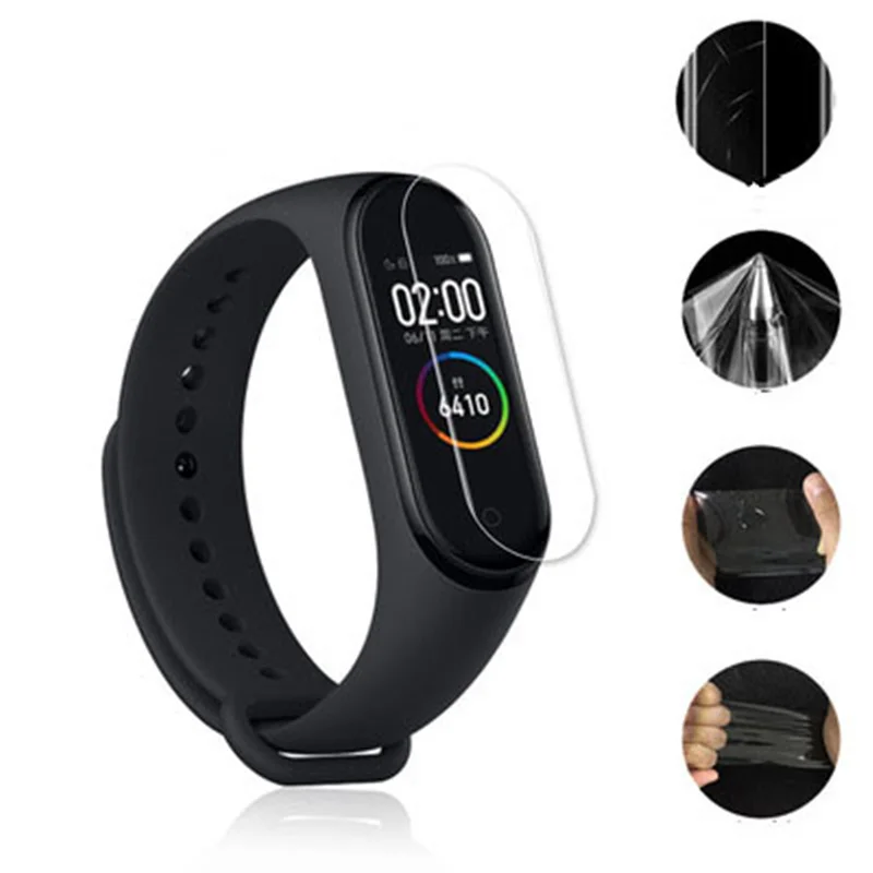 2 шт. Защитная пленка для Xiaomi mi Band 4 ультратонкая Водонепроницаемая защитная пленка mi band для Xiaomi mi band 4