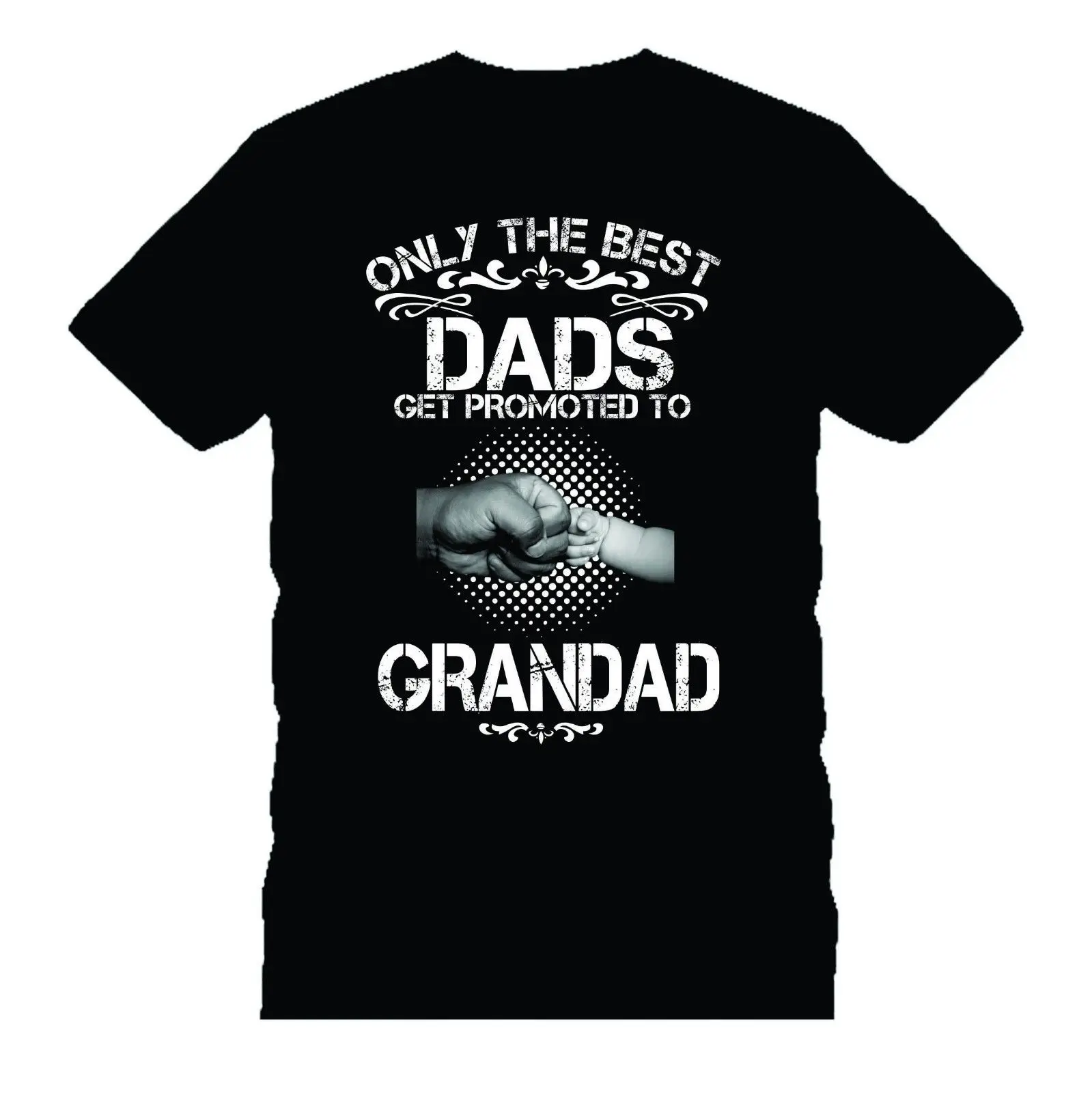 Футболка с надписью ONLY THE BEST DADS GET Program GRANDAD подарок на день рождения dtgNew Забавные