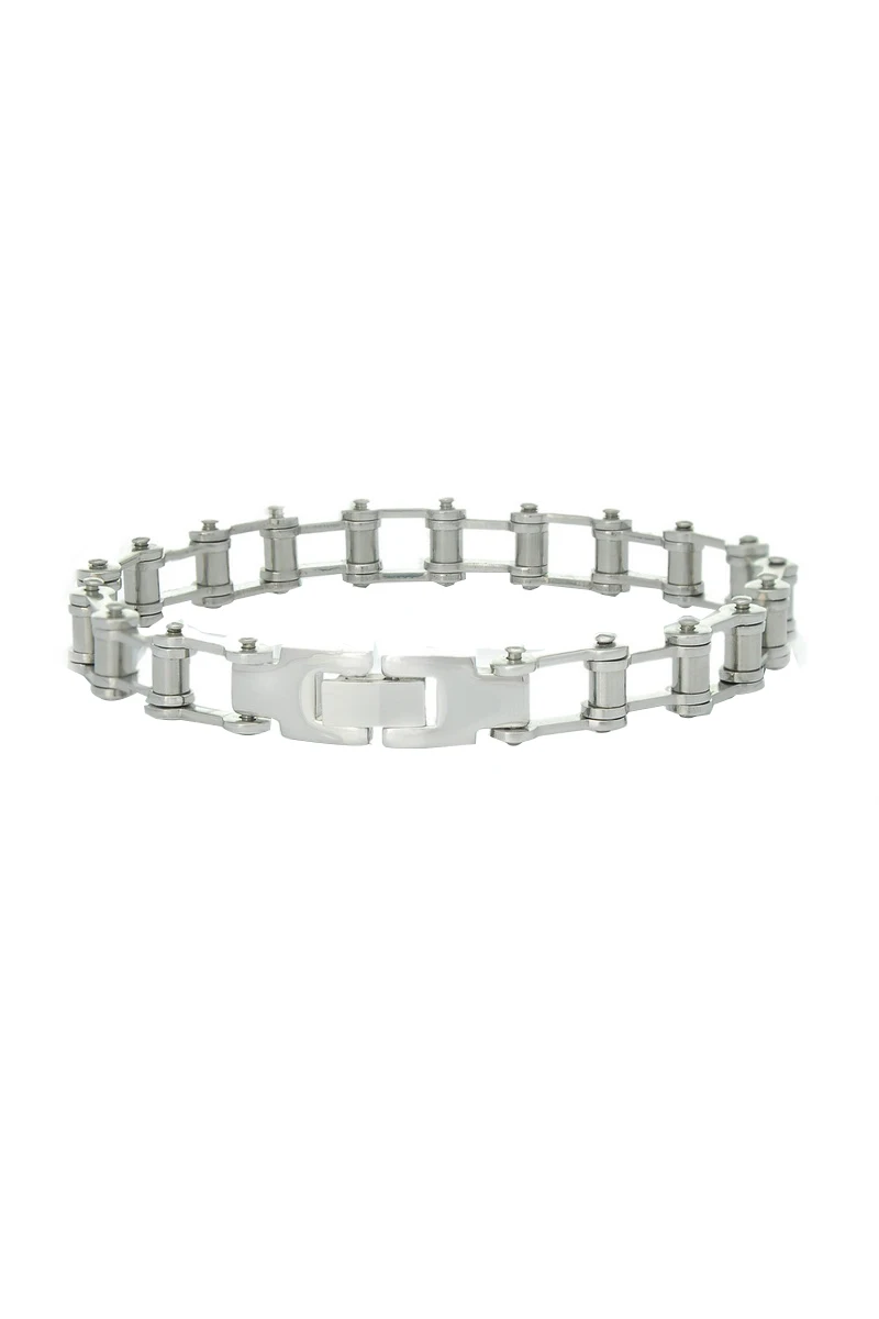 FUNIQUE для женщин и мужчин из нержавеющей стали серебряного цвета Панк Рок