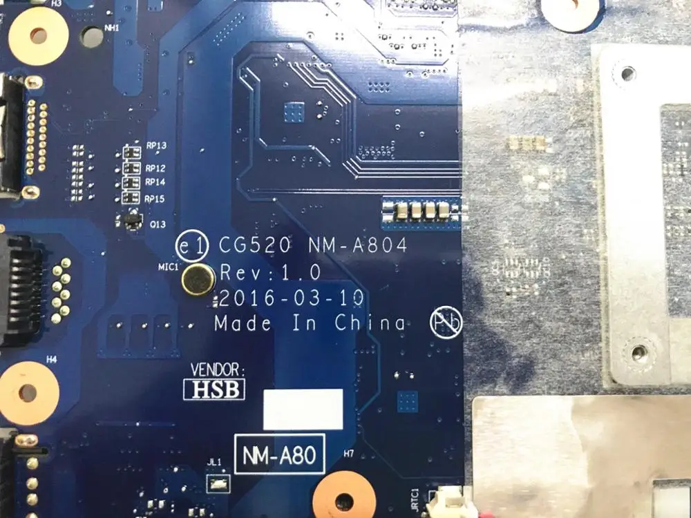 Материнская плата для ноутбука Lenovo 110-15IBR материнская N3060 cpu 5B20L77437 CG520 100%