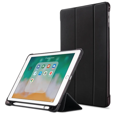 Black Чехол-карандаш для iPad, мягкий силиконовый чехол-подставка для iPad 9,7,,, A1893, A1954, планшет - Цвет: Black