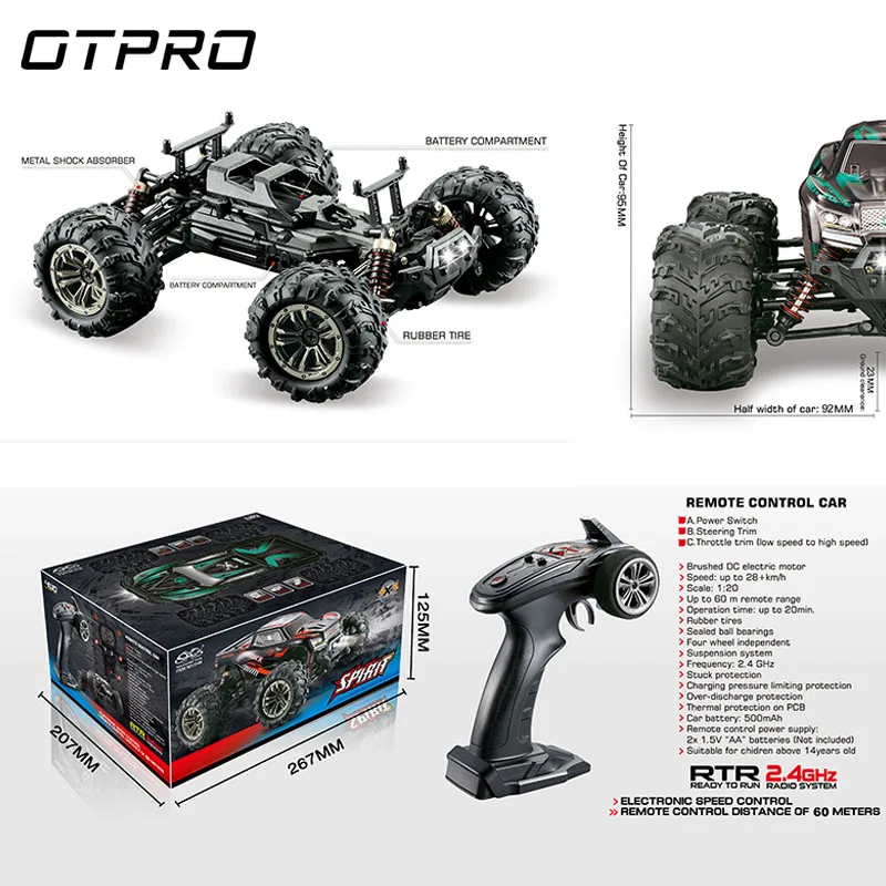 Скоростной профессиональный пульт дистанционного управления OTPRO 9145 2 4 ГГц с