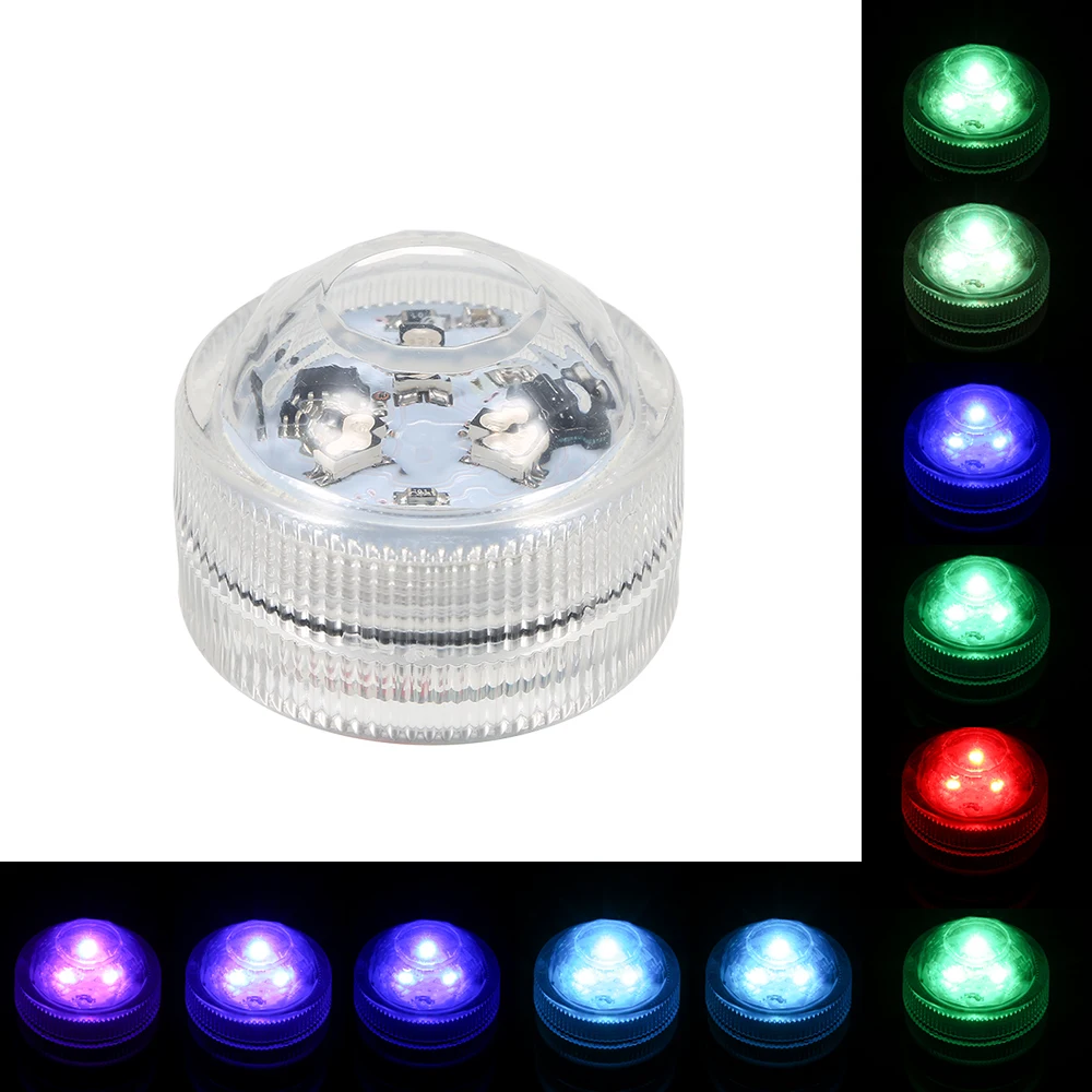 1/10/12 упаковка RGB Led подводный свет пруд погружной IP68 Водонепроницаемый фонтан
