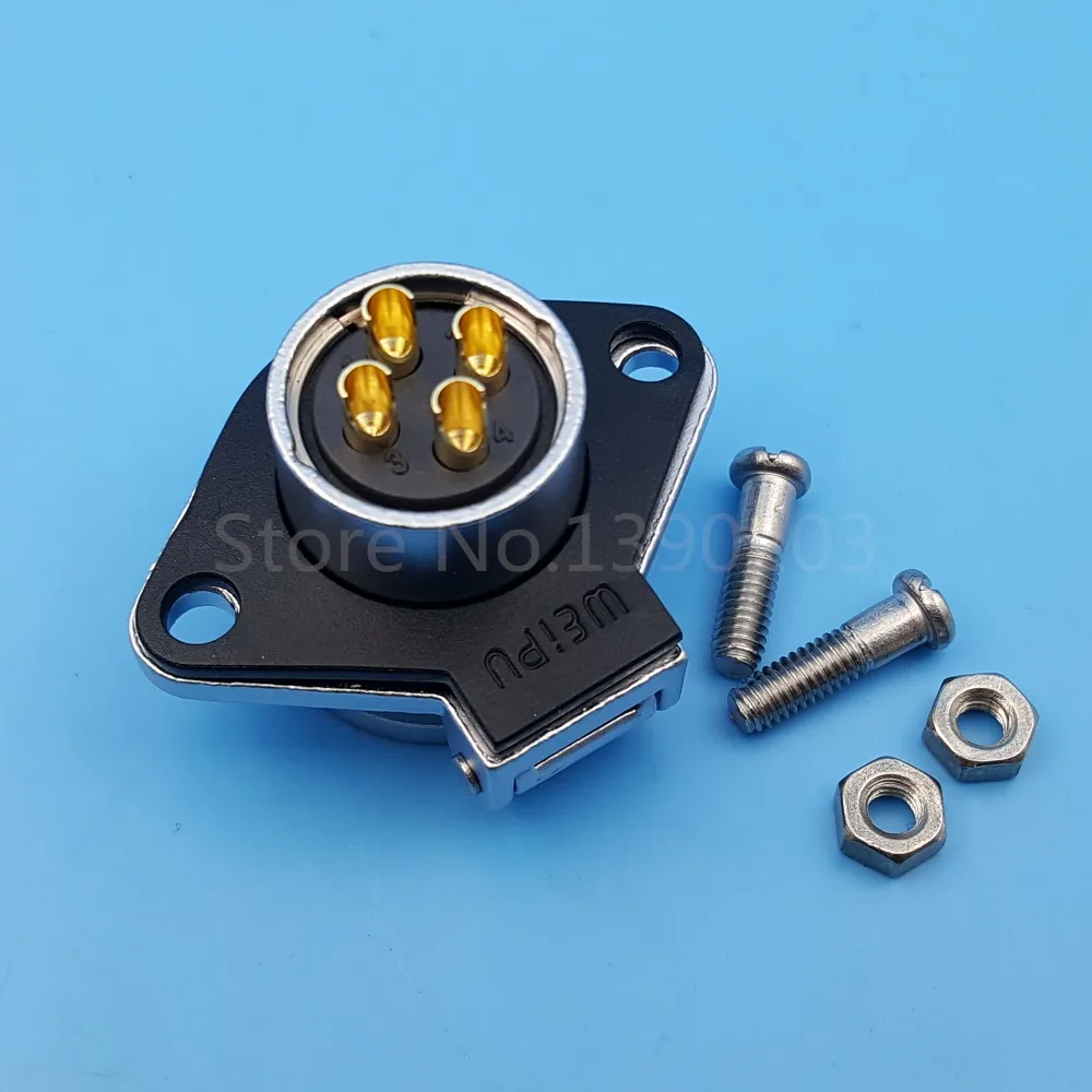 1 комплект WP20 4Pin Водонепроницаемый шасси Панель крепление авиа разъем кабеля +