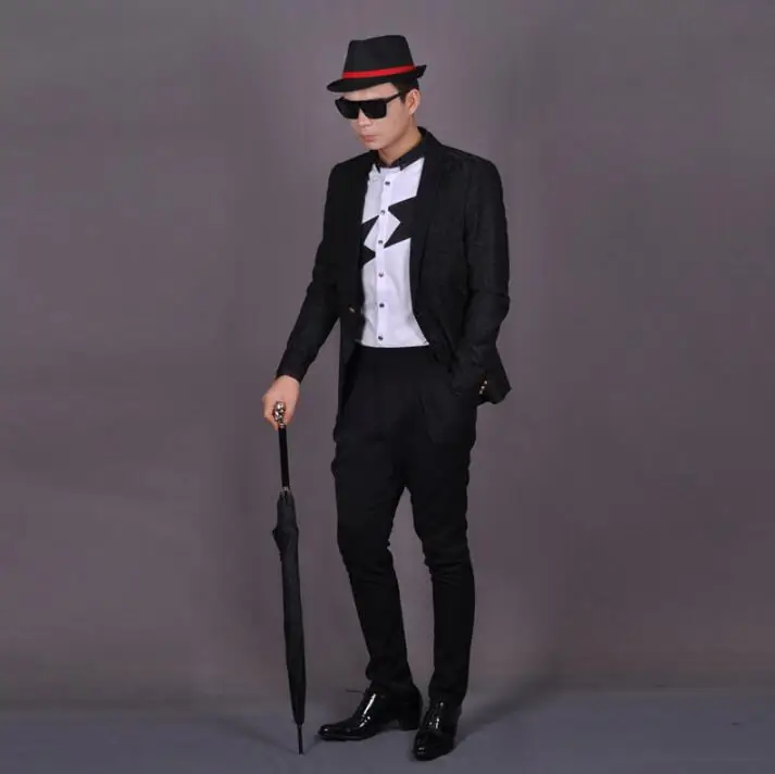 Новинка модные мужские облегающие брюки-султанки с искусственными волосами в