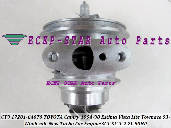 Бесплатная доставка турбокартридж CHRA Core CT9 17201 64070 для TOYOTA Camry Estima Lite TownAce Vista 3CT 3C T
