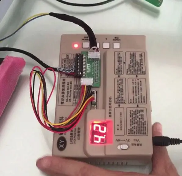 LVDS панель тестовый инструмент ЖК/светодиодный экран тест er встроенный 53 вида программы английская инструкция VGA вход