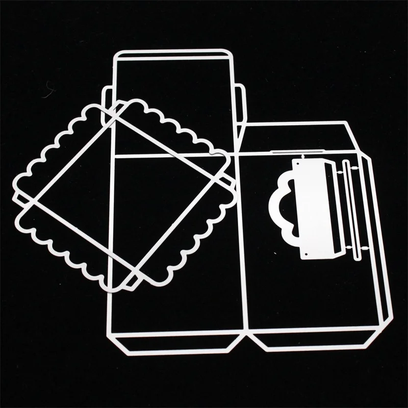 Candy Box Metal Cutting Dies Scrapbook Paper Craft Decoration dies scrapbooking | Дом и сад