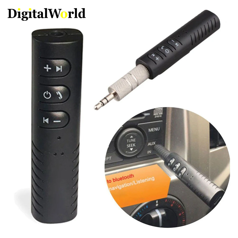 Беспроводной адаптер 4 1 Bluetooth совместимый приемник AUX 3 5 мм разъем аудио музыка