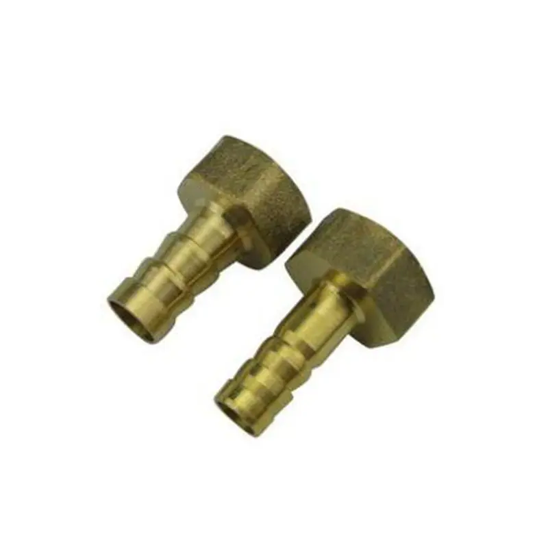 

6mm to 1/4'' BSP Female Thread Copper Pagoda Joint Adapter PCF6-02 Brass Pipe Connector Quick Plug for Gas Air Tube