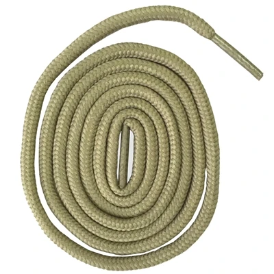28 khaki 23,5 дюйма/60 см детские круглые шнурки 24 цвета - Цвет: 28 khaki