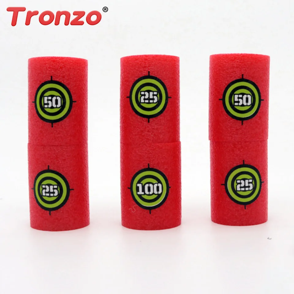 Tronzo 6 шт./компл. пули мишени игрушки мягкие приложения бластеры Дротика s Shot набор