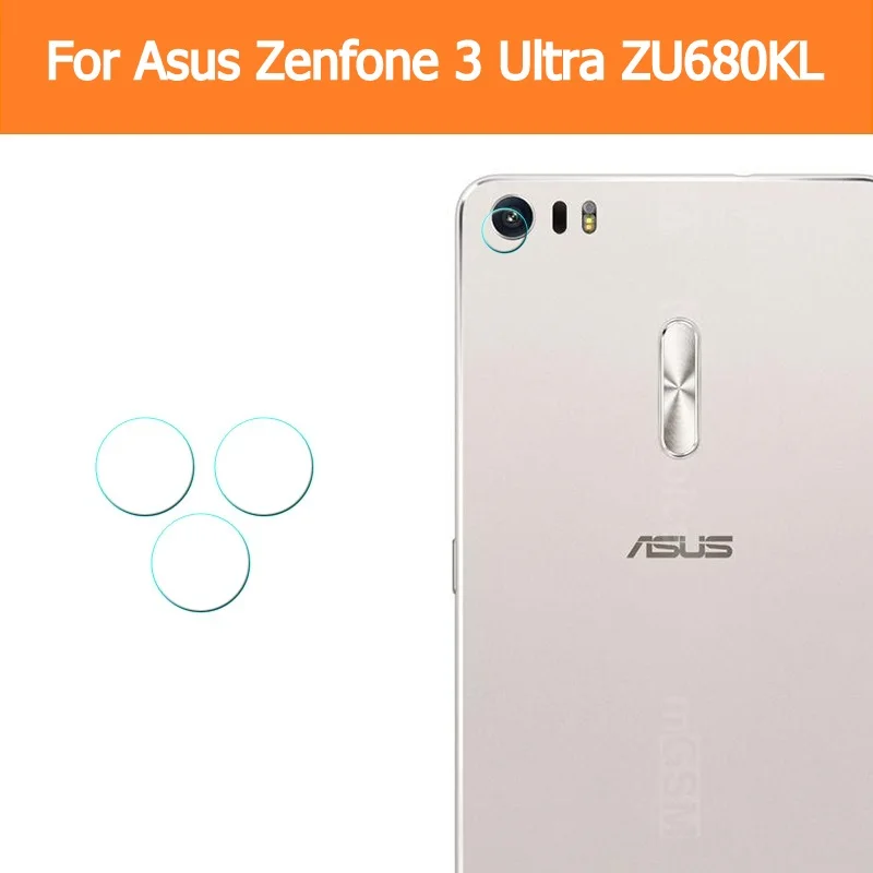 Hot Back Camera Lens Tempered Glass Film For Asus Zenfone 3 Ultra ZU680KL film for Protector |