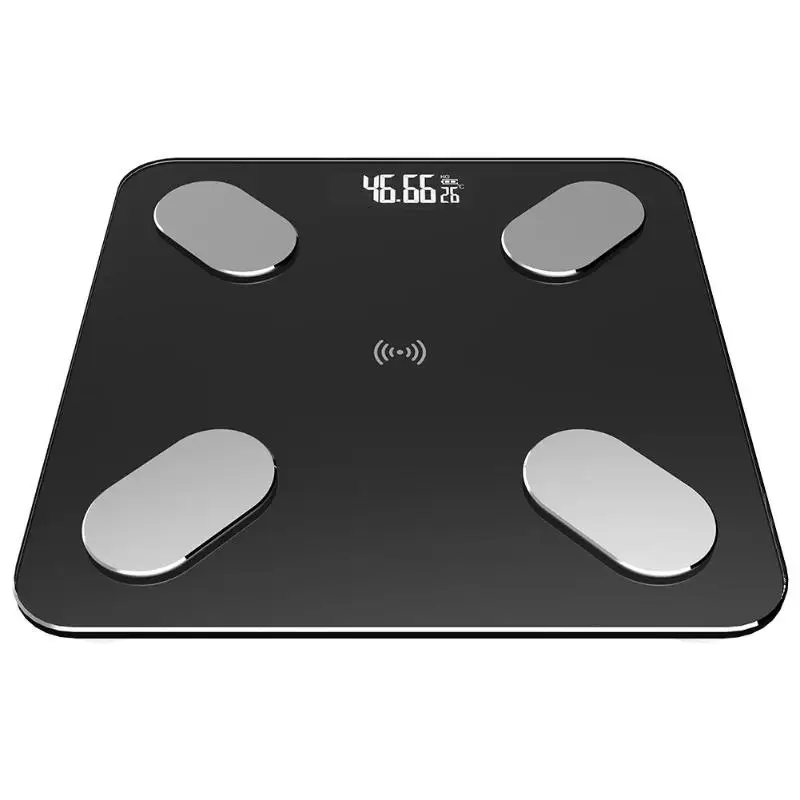 0.1-180kg Smart Bathroom Scales Accurate Electronic Digital Weight Scale Fat/Muscle/Visceral Fat Weighing Scale Bluetooth APP