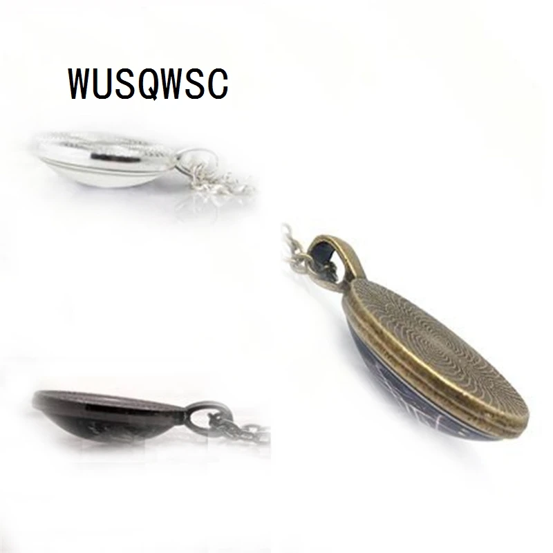 WUSQWSC Оптовая арт стиль ожерелье с фото стекло кабошон планета Сатурн Винтаж