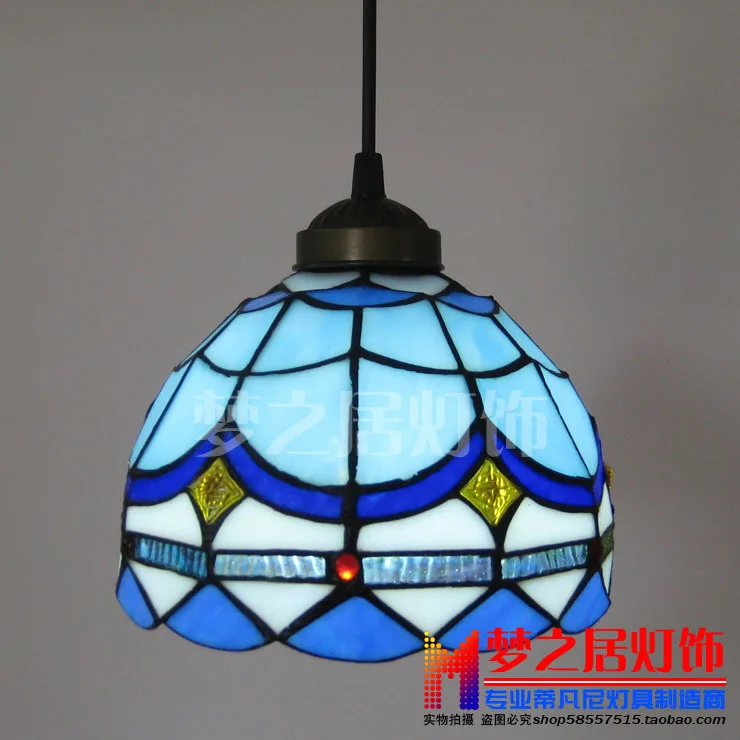 Year-end big promotion Tiffany Lighting / restaurant kitchen den entrance chandelier bar blue to the ocean |
