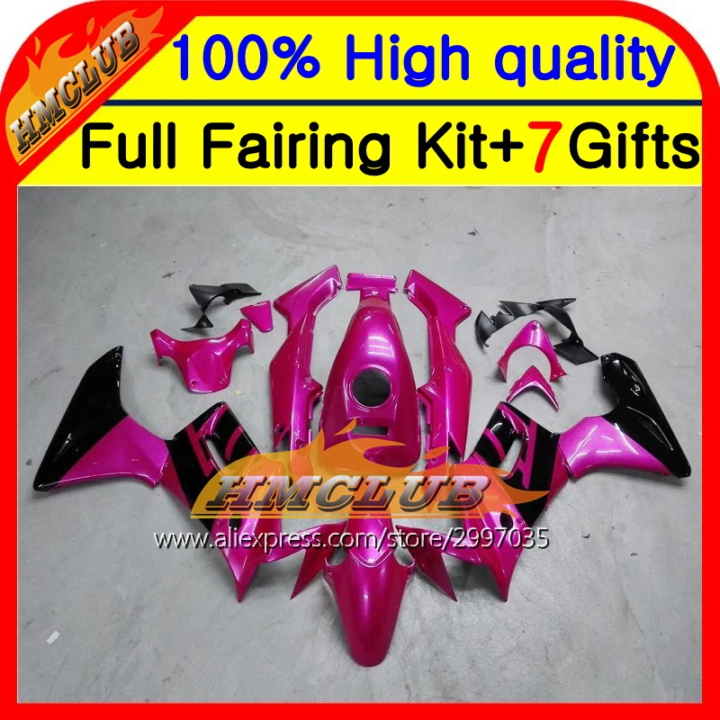 

Body Metal Pink For HONDA CBR125R 02-06 CBR 125R 10HM12 CBR125 R 02 03 04 05 06 2002 2003 2004 2005 2006 Fairing Rose black