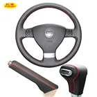 Чехлы PONSNY для руляшестерниручного тормоза, чехол для Volkswagen VW Sagitar Bora Polo Magotan, Lavida Touran 2006-2010, сшитые вручную