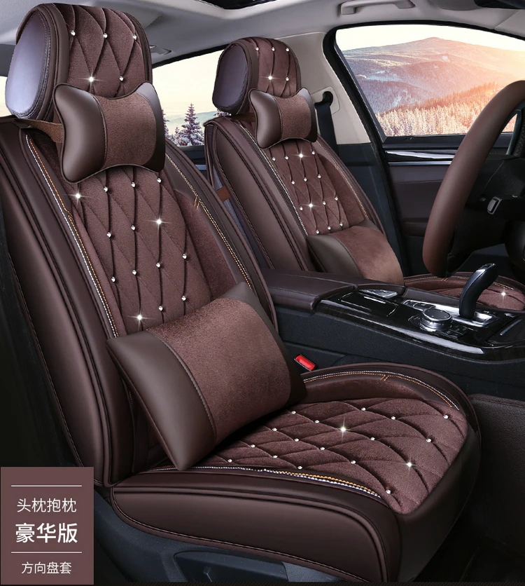 На ваш вкус автомобильные чехлы для сидений Подушка для Jeep Grand Cherokee Wrangler commander compass Патриот Чероки Ренегат бархат уютный