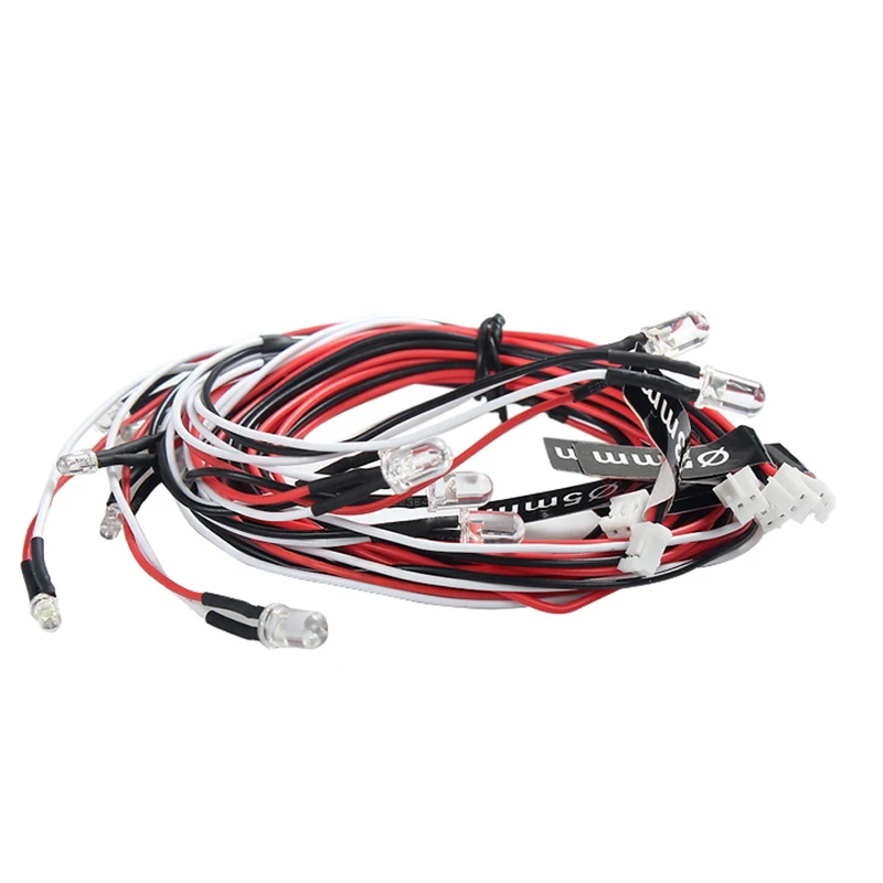 Новая мода 12 LED 4 V 6 мигающий яркий свет головная лампа система освещения для RC