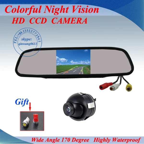 Супермаленькая автомобильная система камер заднего/бокового/Переднего Вида с