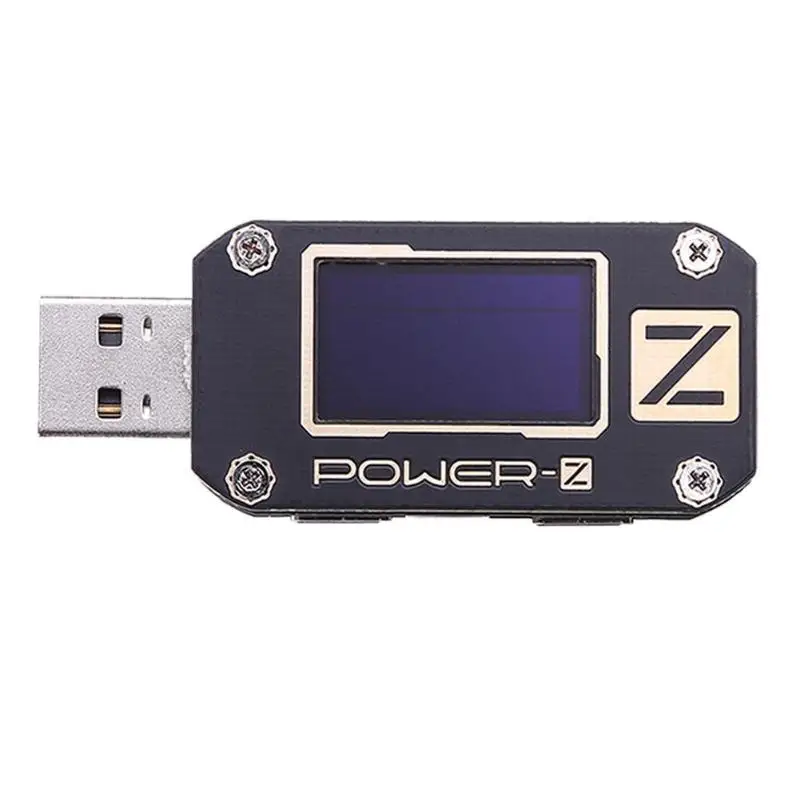 ATORCH power-Z USB тестер тип-c PD QC 3,0 2,0 зарядное устройство Напряжение Ток пульсация двойной тип-c KM001 вольт метр банк питания детектор