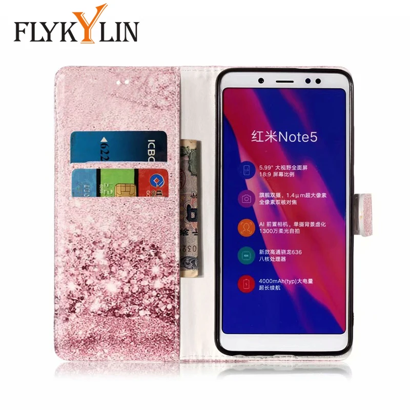 For Coque xioami redmi Note 5 Pro Case Flip Leather Wallet Magnet Luxury Phone Cases Plus 4X Cover with Card Slot |