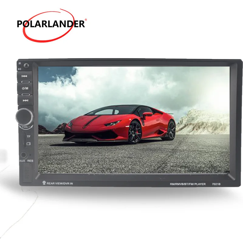 Автомобильное радио с сенсорным экраном 7 дюймов 2 Din bluetooth 10 языков поддержка DVR