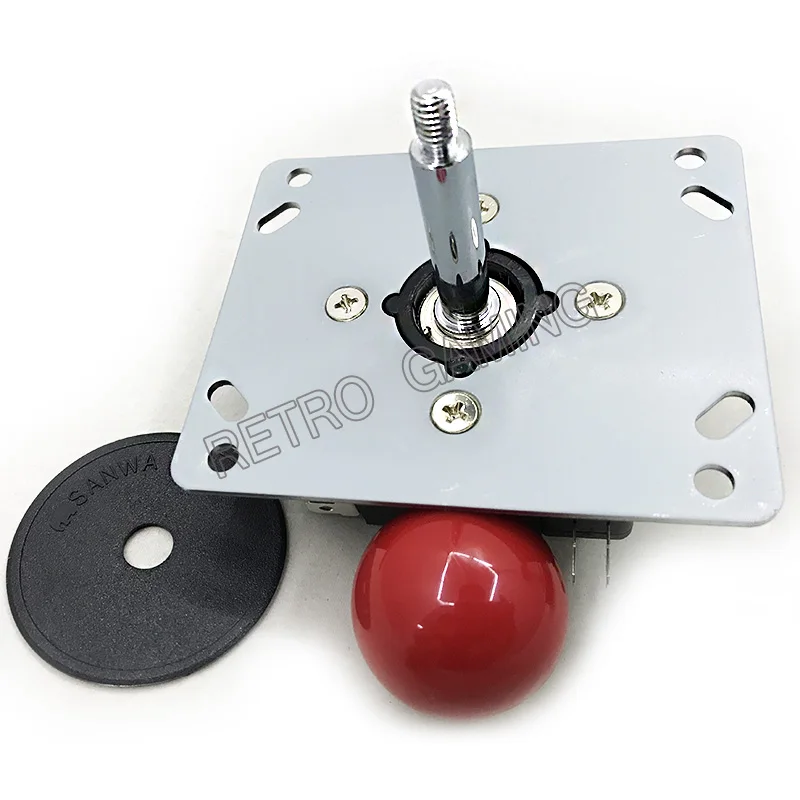 2 шт. официальный оригинальная Sanwa Джойстик JLW-TM-8 с 35 мм Верхний шар 4 канала/8 пути Кулисный для аркадных Pandora игрового автомата