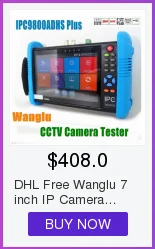 Wanglu IPC-9800plus 7 дюймов ips сенсорный экран 1280*800 разрешение аналоговый+ IP+ AHD+ CVI+ TVI+ SDI 6 в 1 Многофункциональный cctv тестер