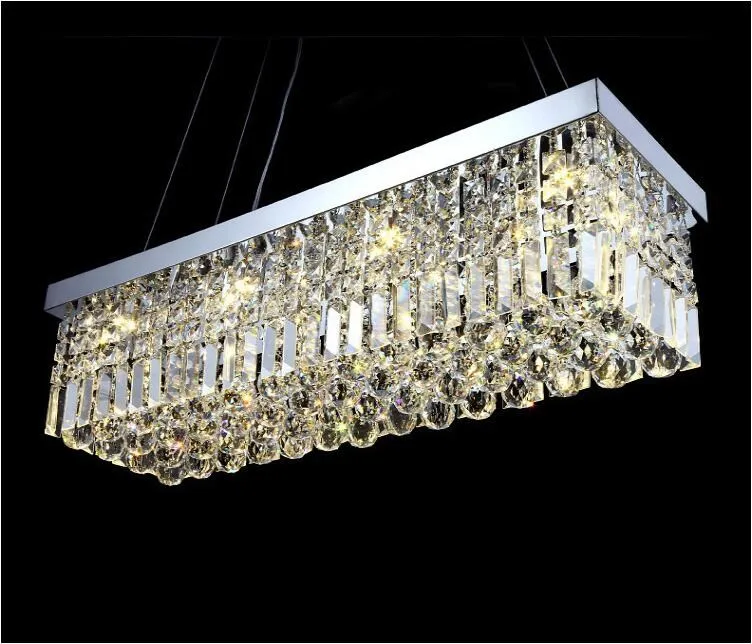 Современные светодиодный Кристалл Блеск Люстра свет лампы для Гостиная Cristal lustre