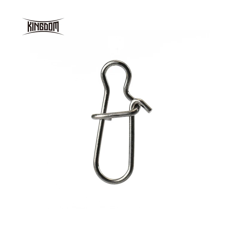 База крючок оснастки Нержавеющая сталь Рыбалка вертлюгом Безопасность защелки
