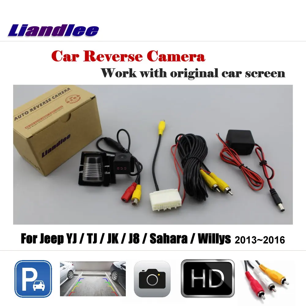 

For Jeep YJ/TJ/JK/J8 Sahara/Willys 2013-2016 Car Reverse Rearview Camera AUTO HD CCD NTSC OEM CAM With RCA Adapter