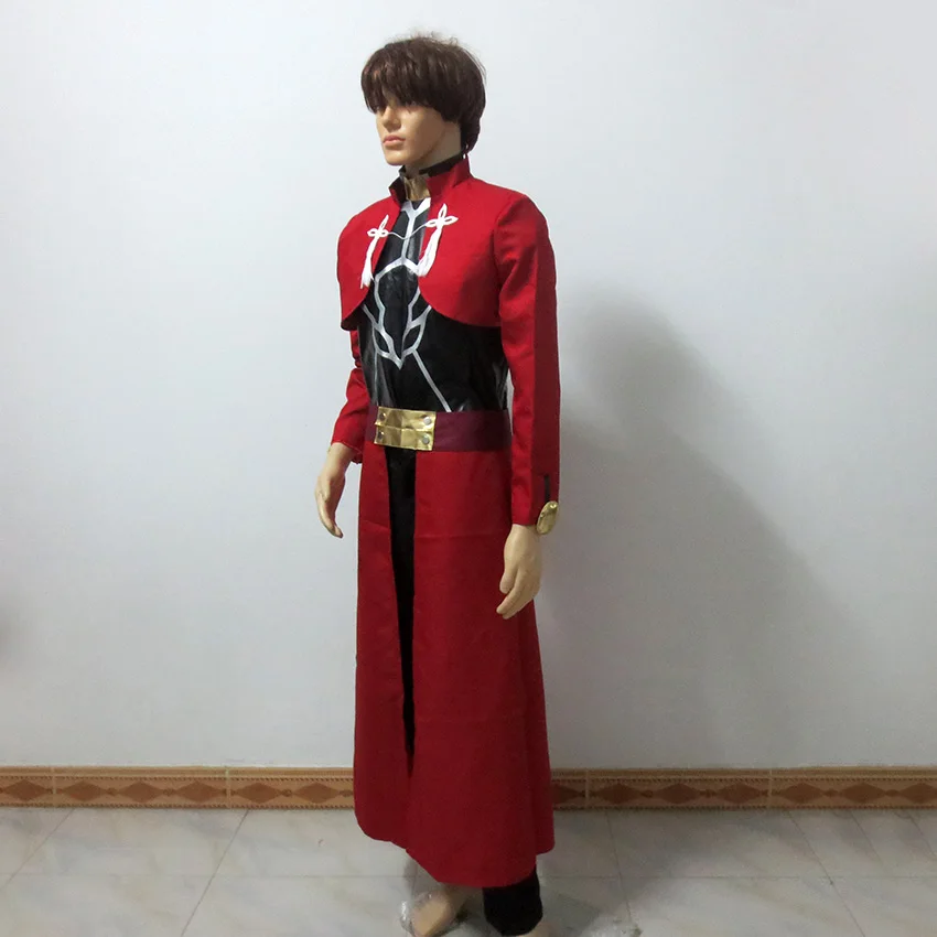 Красный Fate Stay Night Archer Emiya Shirou костюмы для косплея на заказ любого размера |
