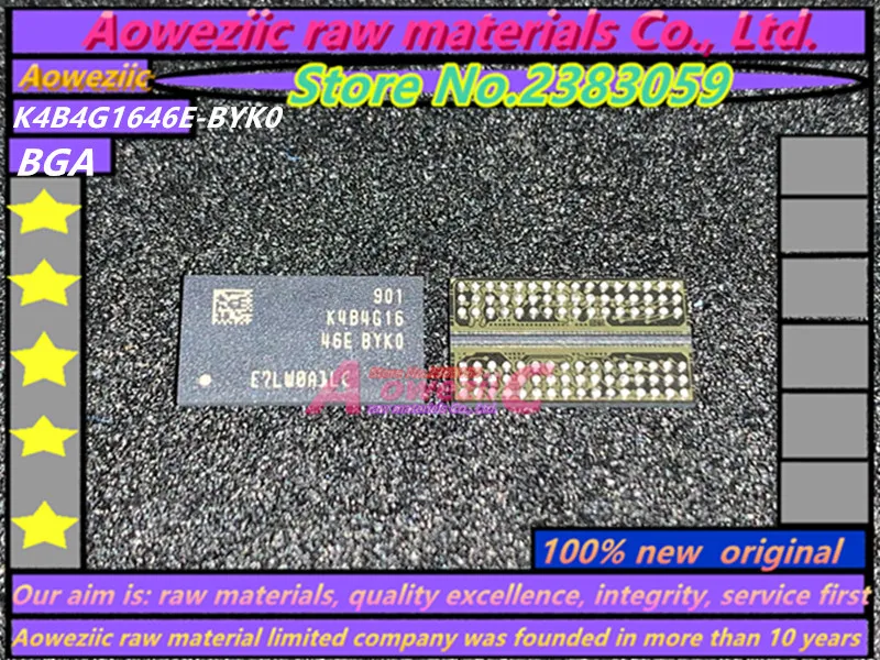 Aoweziic 2019 + 100 новая Оригинальная фотовспышка модель 256 _ 4g1646e BGA 4G чип памяти DDR3 * 16 |