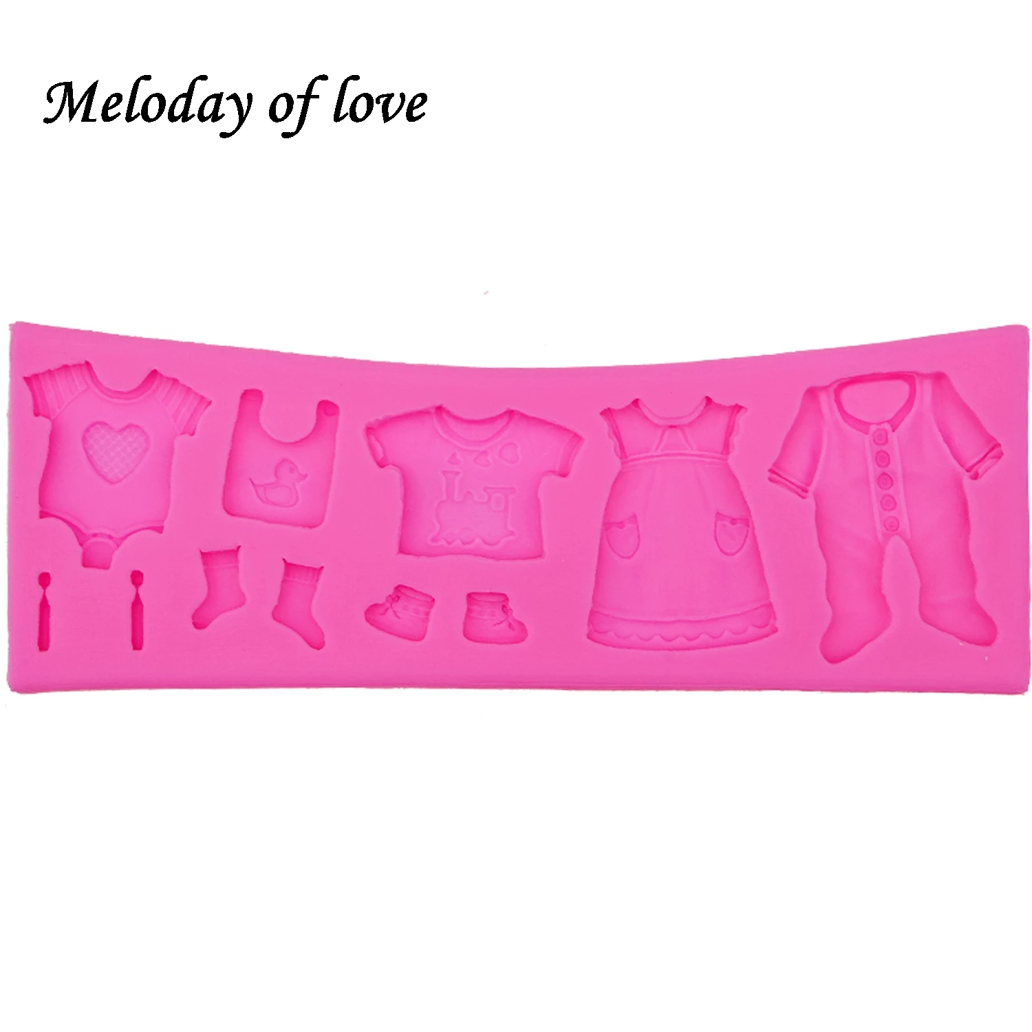 Горячая продажа поп 3D детская одежда душ DIY силиконовая форма для выпечки Кухня