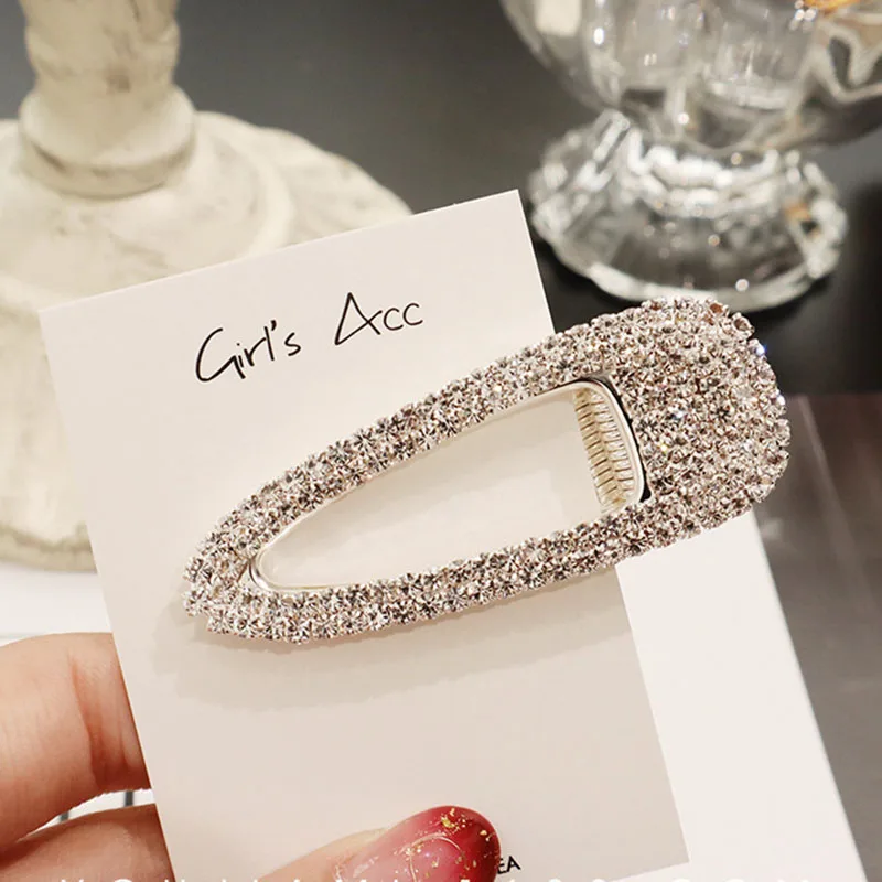 Популярные заколки для волос с кристаллами женские шпильки аксессуары женщин