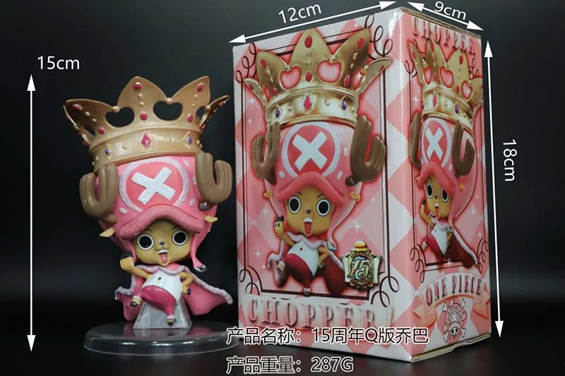 One Piece Anime Tony Chopper Luffy Roronoa Zoro Nami Usopp Sanji Nico Robin Фрэнки Брук в коробке ПВХ экшн-фигурка